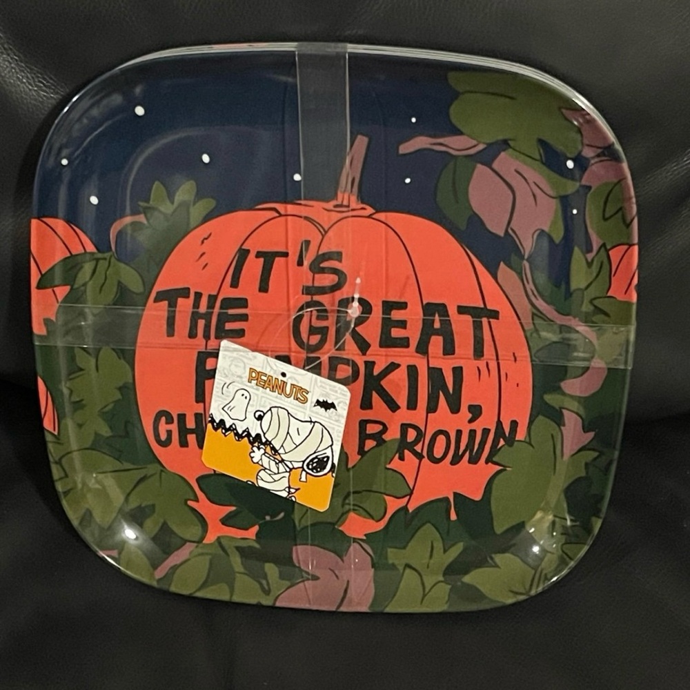 Halloween Peanuts Plates (Set of 4) - Peanuts It's the Great Pumpkin Plates